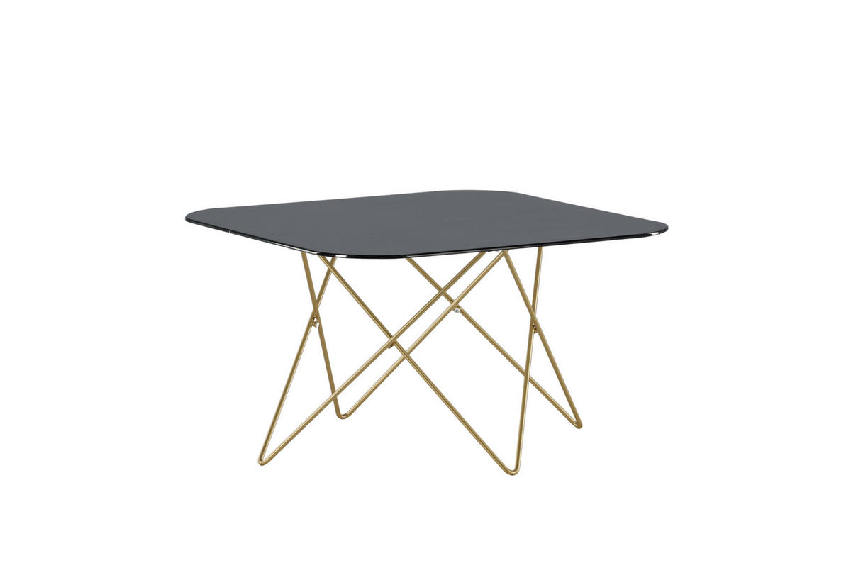 COUCHTISCH 80x80 cm - Schwarz, Holzwerkstoff (80/80/50cm) - ebuy24