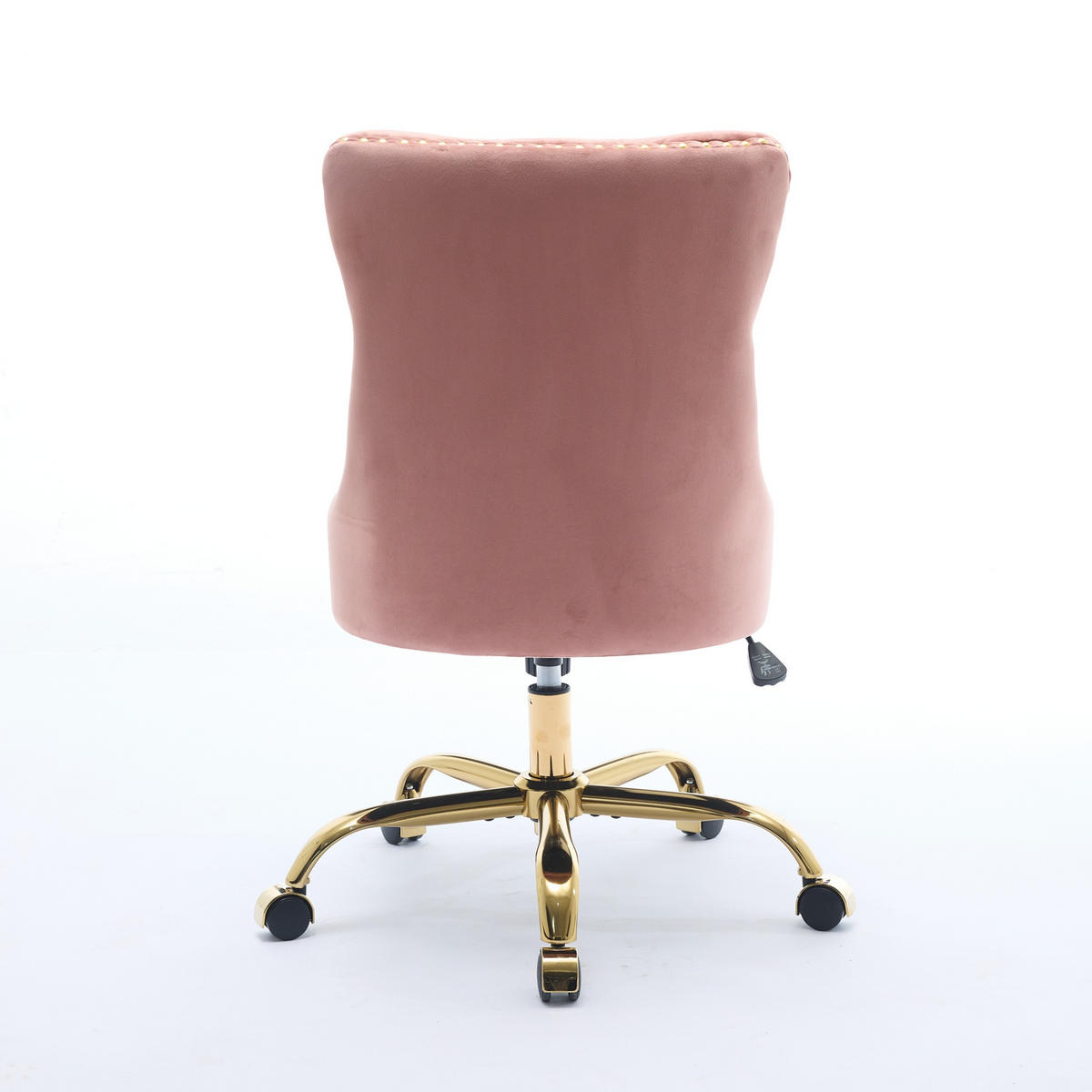 DREHSTÜHLE Samt Drehbar Goldgestell Rosa - Pink, Metall (50/98/63cm) - SHOPENTRA