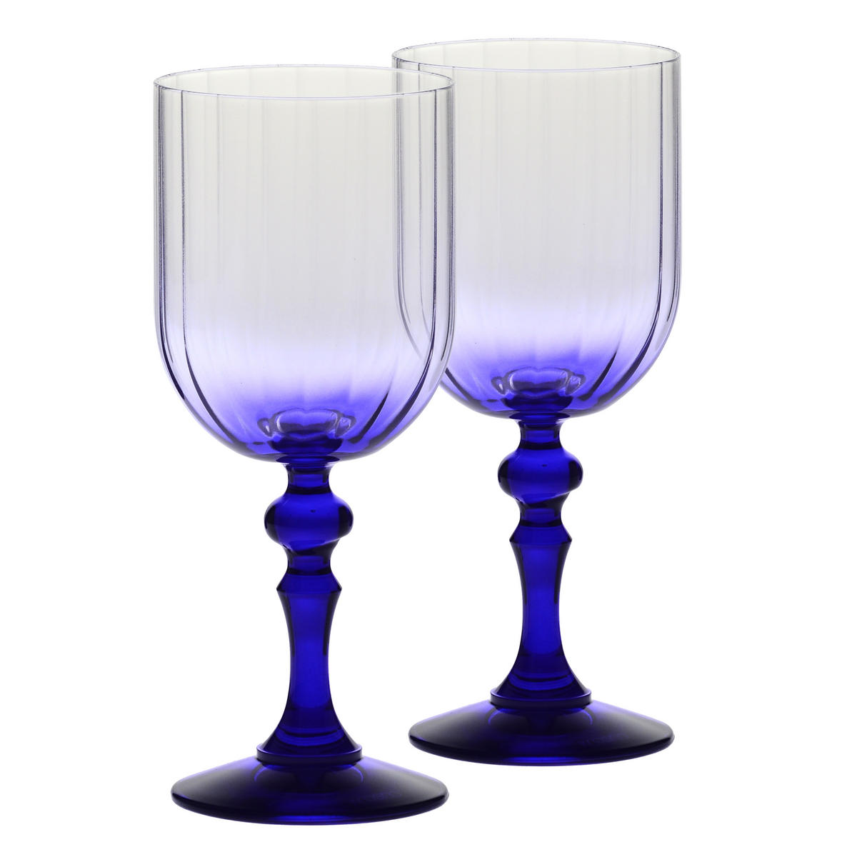 WEINGLÄSER, 2er-Set, 300 ml - Dunkelblau, Glas (0.3L) - Krosno Glass