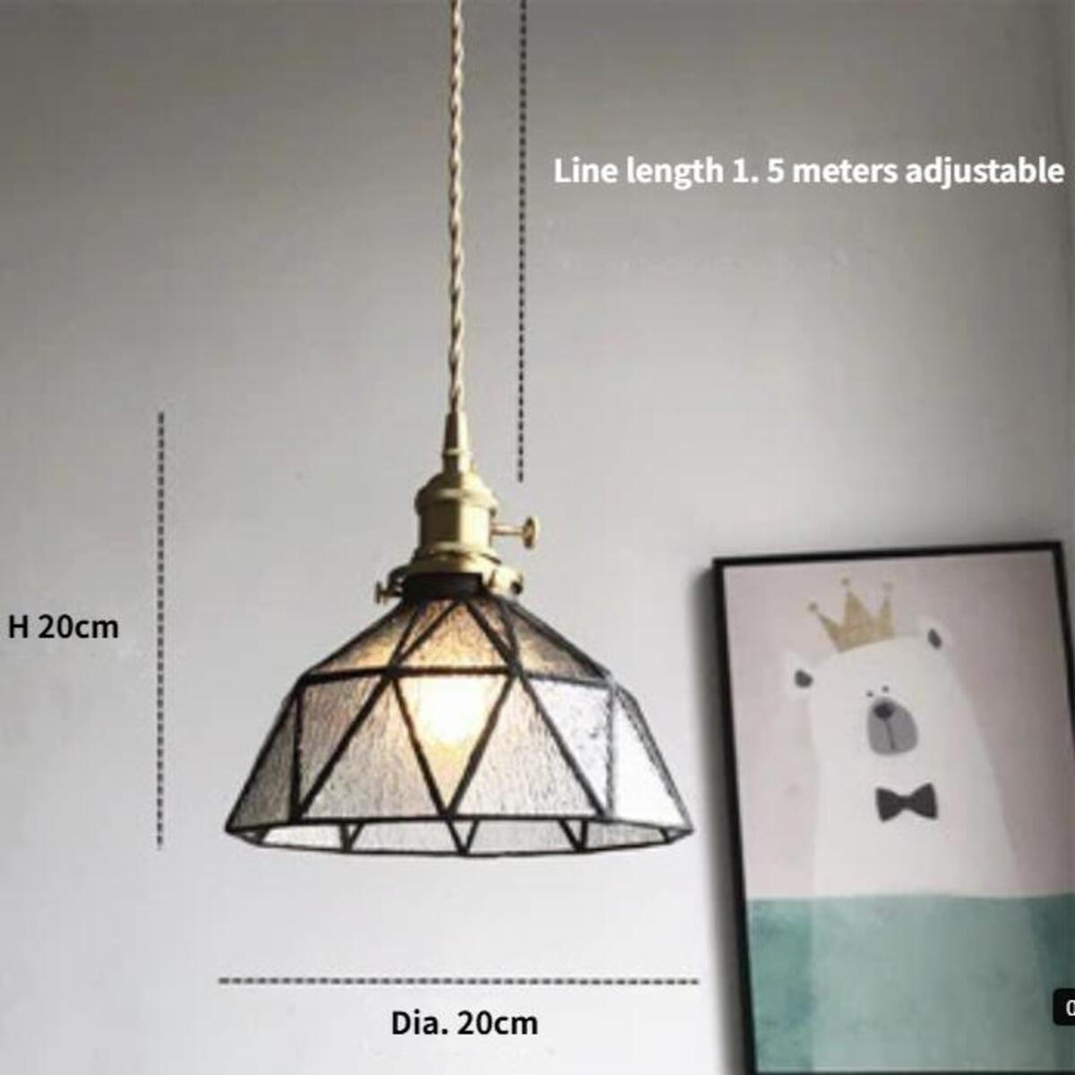 LED-HÄNGELEUCHTE Weiß 4W 20/20/20-150 cm - Weiß, Metall (20/20/20cm) - Authentics