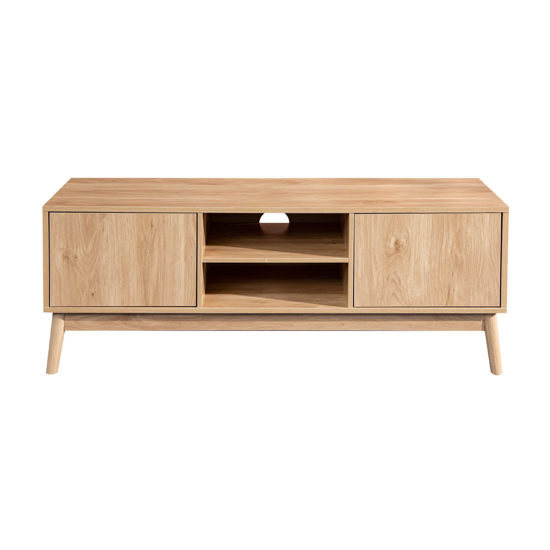 TV-SCHRANK Braun 40/120/48 cm - Braun, Holzwerkstoff (40/48/120cm) - Mobili Rebecca