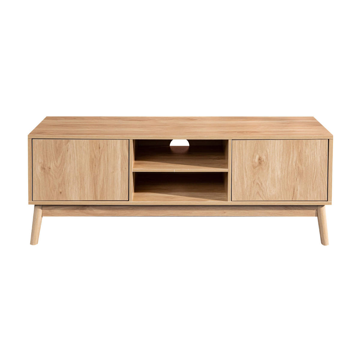 TV-SCHRANK Braun 40/120/48 cm - Braun, Holzwerkstoff (40/48/120cm) - Mobili Rebecca