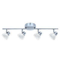 LED DECKENLEUCHTE Tordara Silber Chrom - Silberfarben, Metall (69/10/20cm)