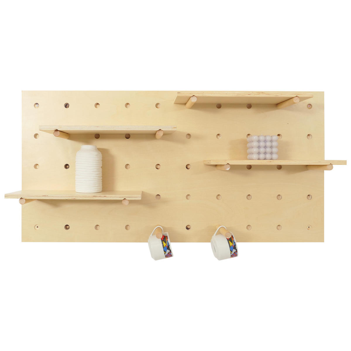 NÁSTENNÝ PANEL Béžová Kompletná sada - béžová, drevo (50/100/1cm) - MCW