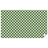 KINDERTAPETE - Schachbrett - Muster - Grün - 450x260 cm - Grün, Papier (450/260cm) - OnlyWow