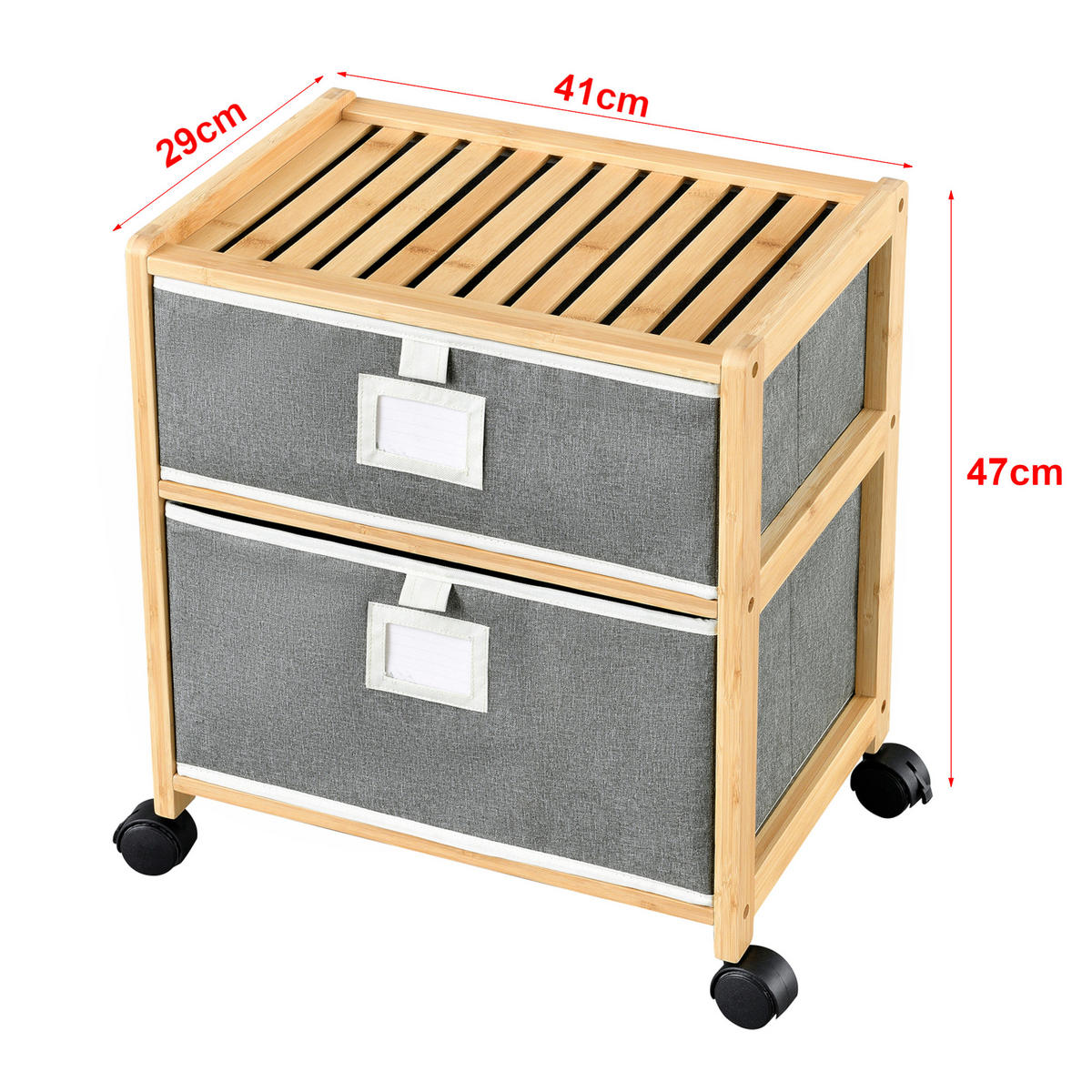 BEISTELLTISCH Noorliit - Braun, Naturmaterialien (29/41/47cm) - [en.casa]