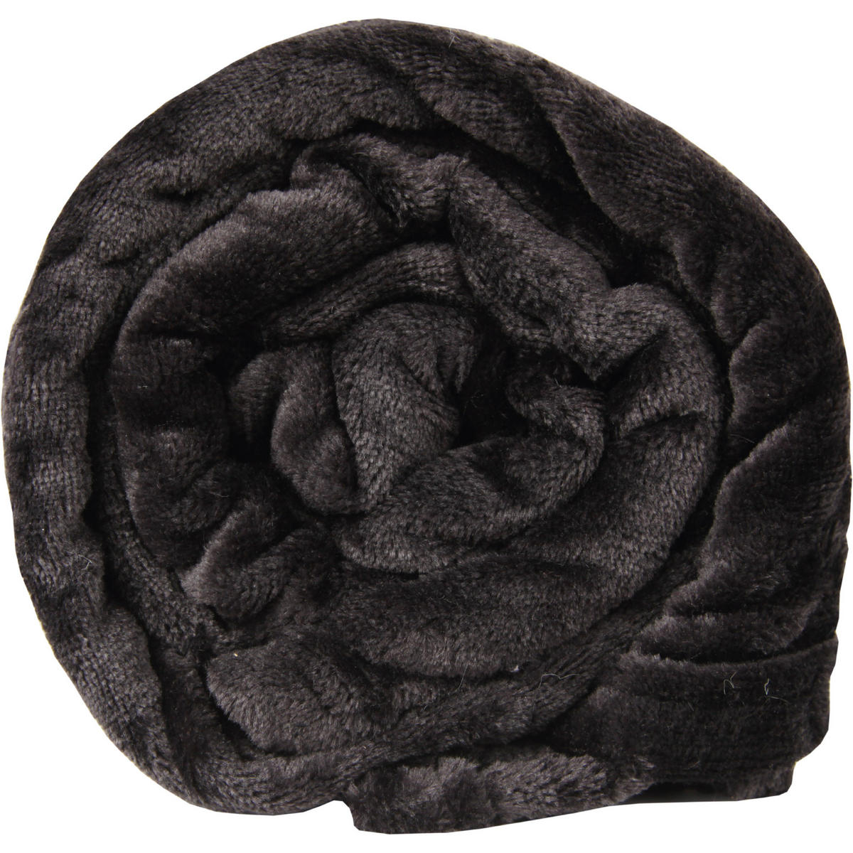 KUSCHELDECKE "Celina" 2er-Pack Schwarz 150x200 cm - Schwarz, Textil (150/200cm)