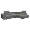 ECKSOFA Torezio, Seite: Rechts - Dunkelgrau, Holz/Textil (274/203cm) - MIRJAN24