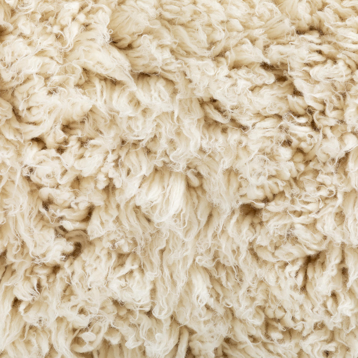WOLLTEPPICH Rund Ø 145 cm Flokati 4000 - Naturfarben, Naturmaterialien (145/145cm) - Steffensmeier