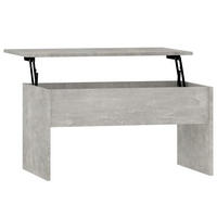 COUCHTISCH Betongrau 80x50,5x41,5 cm Holzwerkstoff - Grau, Holzwerkstoff (80/50.5/41.5cm) - furnicato