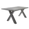 ESSTISCH ausziehbar Eike 3 140 x 90 x 75 Esszimmertisch Graphit/Beton - Hellgrau, Holz (140/90/75cm) - 58aufmkessel