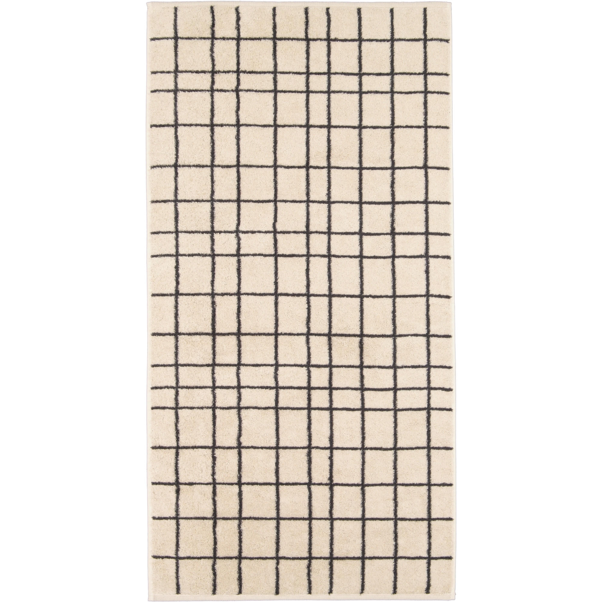 HANDTÜCHER ATELIER ALLOVER 6241 BEIGE - 37 - Beige, Textil (50/100cm) - Cawoe