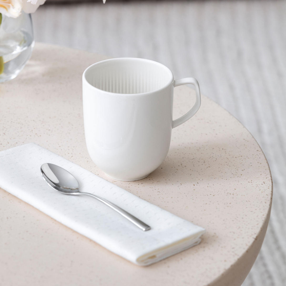 KAFFEEBECHER Afina weiß 300 ml 6er Set - Weiß, Keramik (0.3L) - Villeroy & Boch