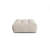 POUF Bloom aus Samt ecru - Ecru, Textil (101/42/110cm) - Micadoni