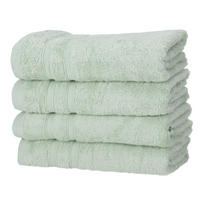 HANDTÜCHER 50x100 cm 450g/m2 im 4er Set, Handtuch Grün - Grün, Textil (50/100cm) - Carpe Sonno