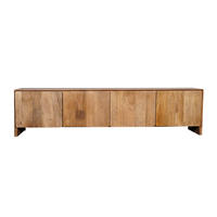 TV-MÖBEL Tense Braun 40/200/50 cm - Braun, Holz (200/50/40cm) - Starfurn