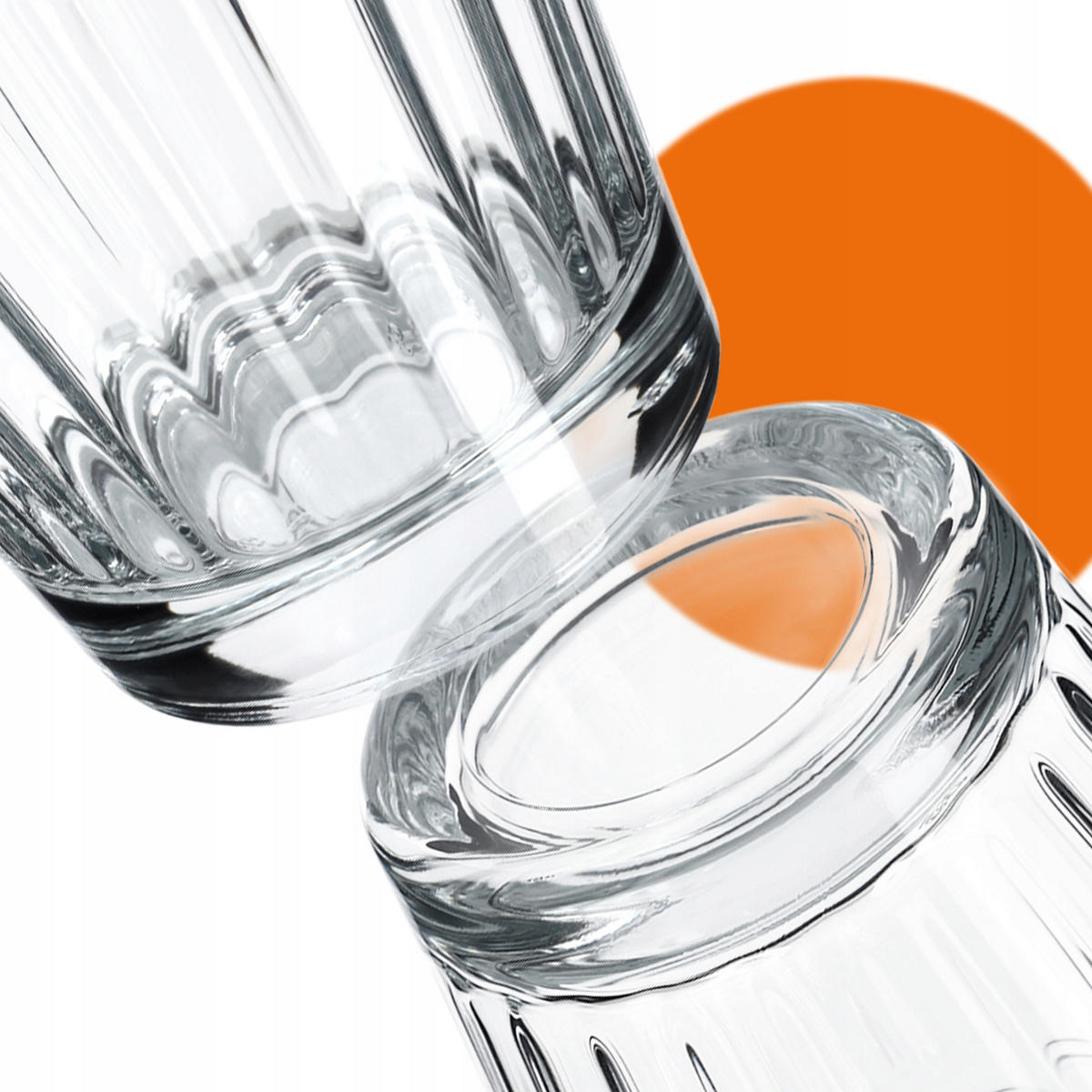 KADAX Gläser 175 ml, 4er-Set für Getränke und Säfte - Transparent, Glas - KADAX