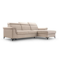 ECKSOFA VERMO BEIGE - Beige, Textil (252/170cm) - Luxkor24