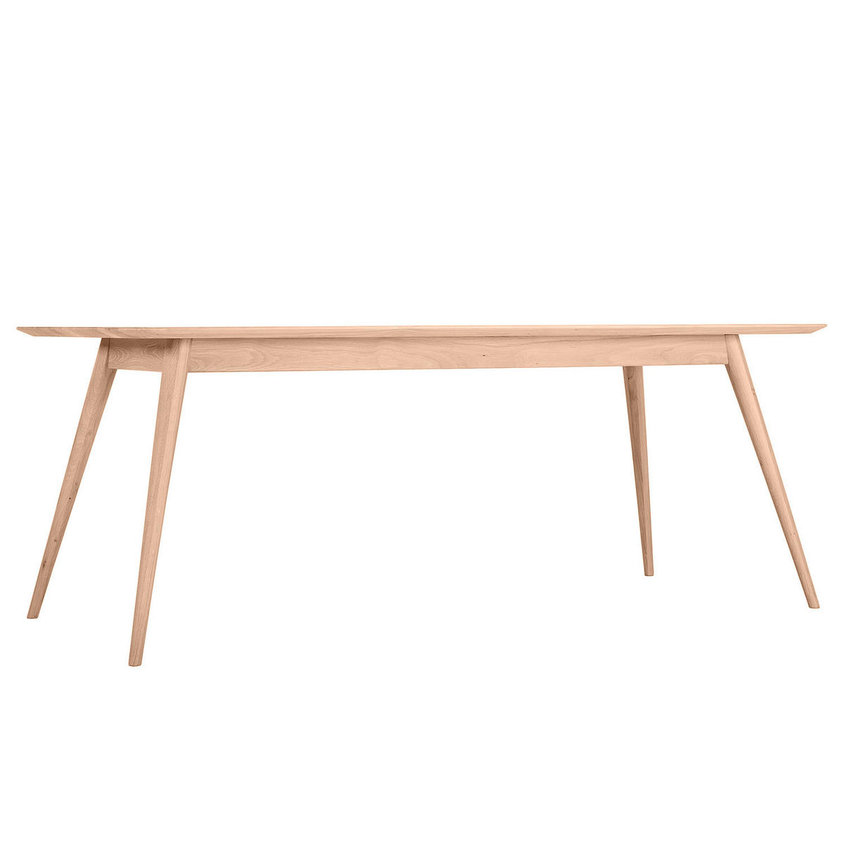 ESSTISCH - Massivholz - Eichefarben, Holz (90/200/75cm) - home24
