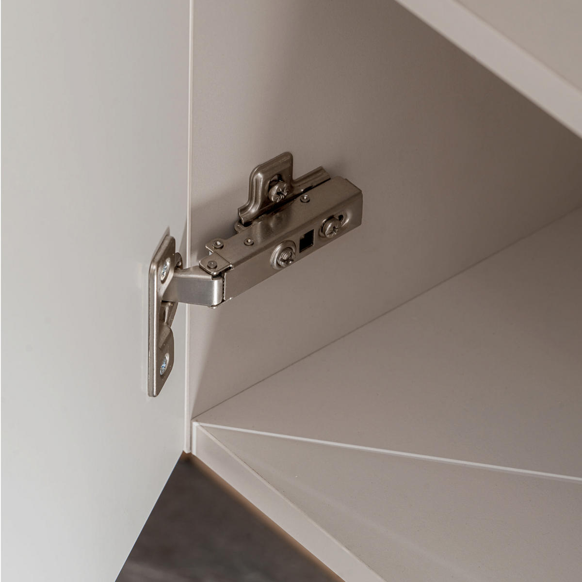 HOCHSCHRANK NALVIK SZK1 Profilierte Fronten Cachemire - Kaschmir, Holzwerkstoff (30/140/25cm) - Komodee