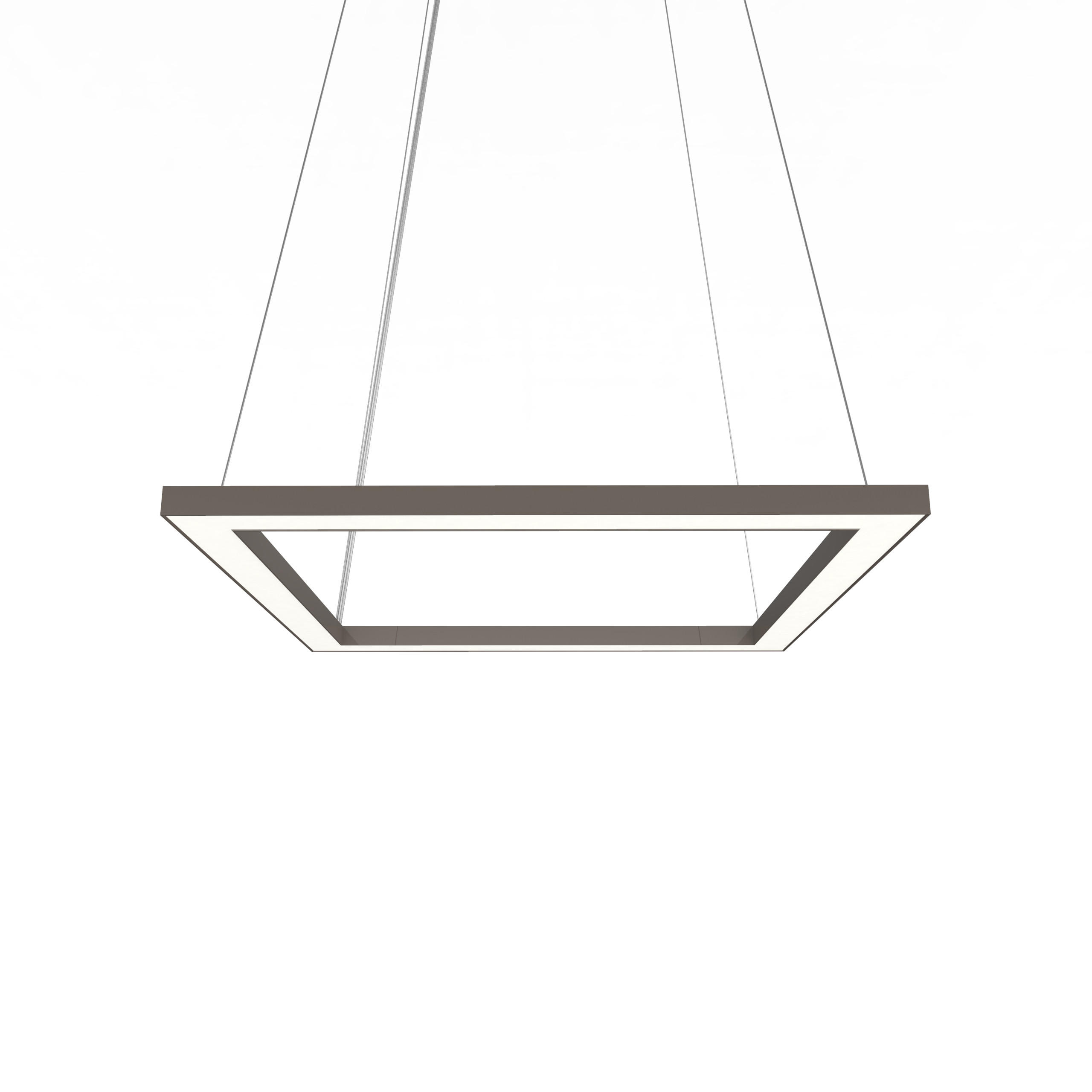 LED-HÄNGELEUCHTE - Graubraun, Metall (40/40/100cm) - Lumicom