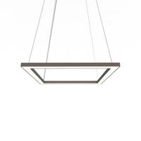 LED-HÄNGELEUCHTE - Graubraun, Metall (40/40/100cm) - Lumicom