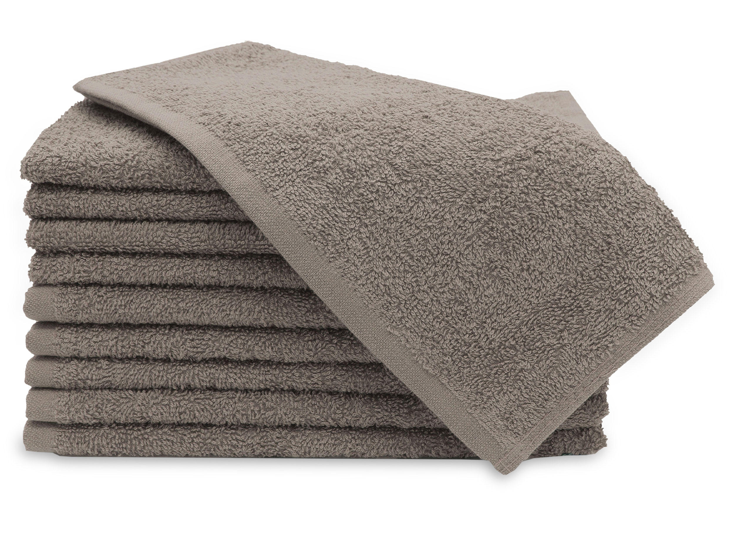 GÄSTETÜCHER, 10er-Set, 30x50 cm, 100% Baumwolle, Braun - Fango, Textil (30/50cm) - Zollner