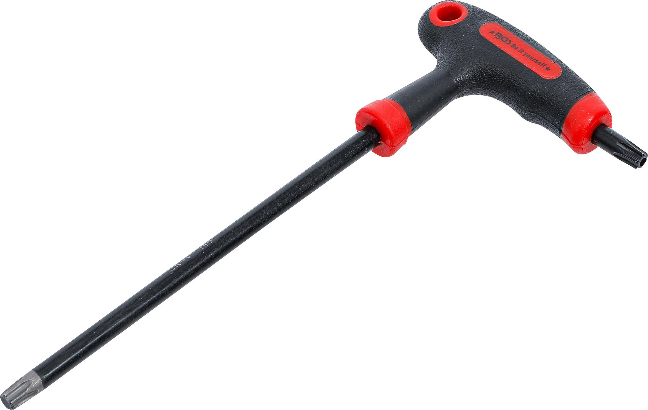 SCHRAUBENDREHER MIT T-GRIFF UND SEITLICHER KLINGE | T-PROFIL (FÜR - Multicolor, Kunststoff/Metall (1/1cm) - BGS technic