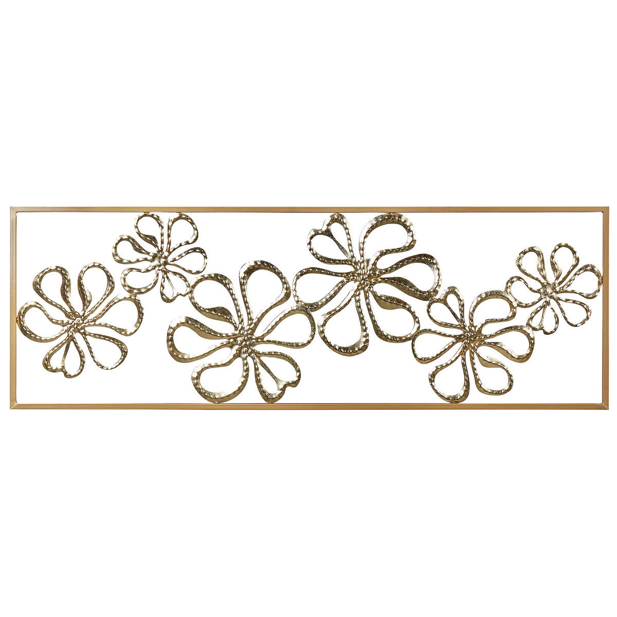 WANDDEKORATION Metall gold Cerium - Goldfarben, Metall (90/31/0.5cm) - Beliani