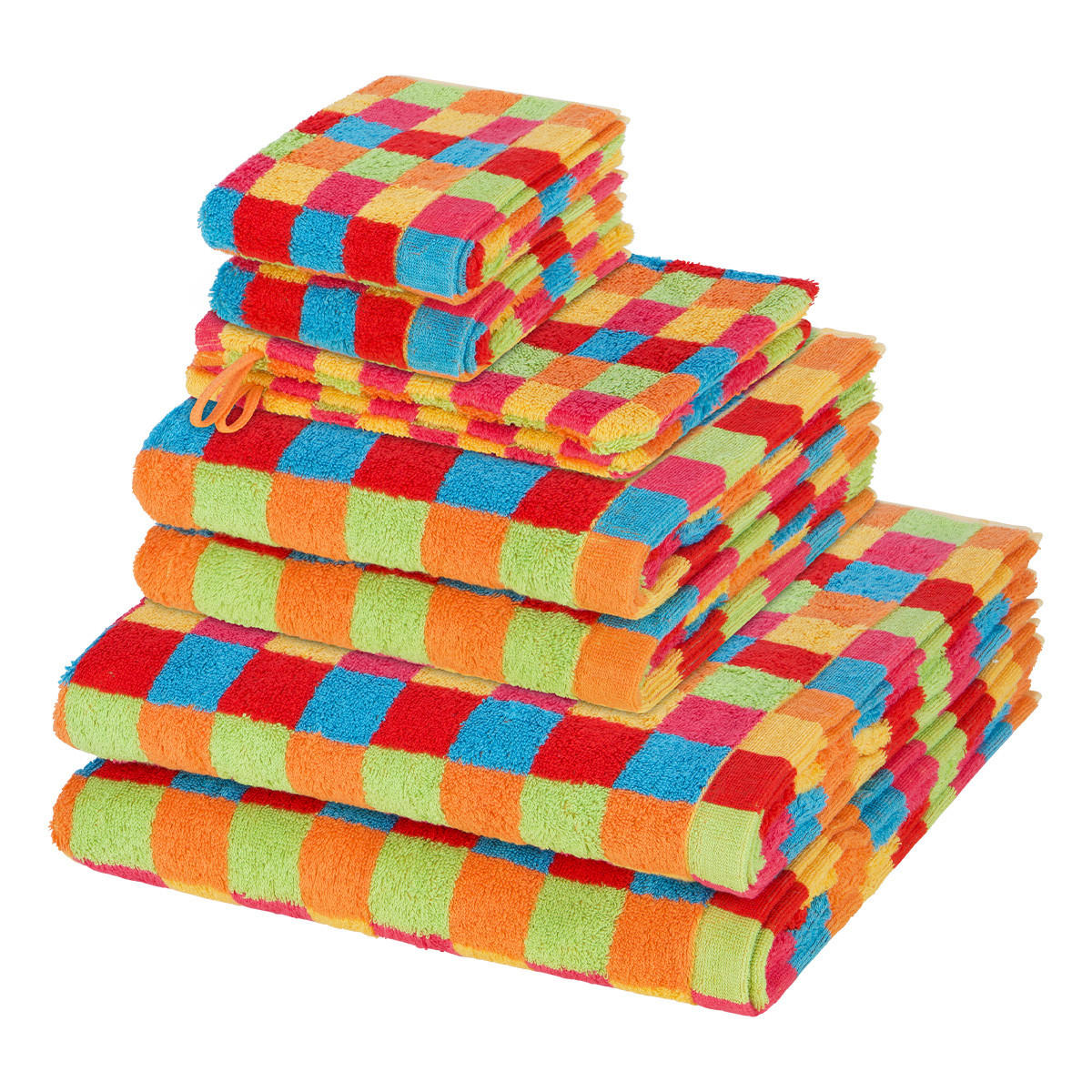 FROTTIERSET Lifestyle 8-teilig - Multicolor, Textil (50/100cm) - Cawoe
