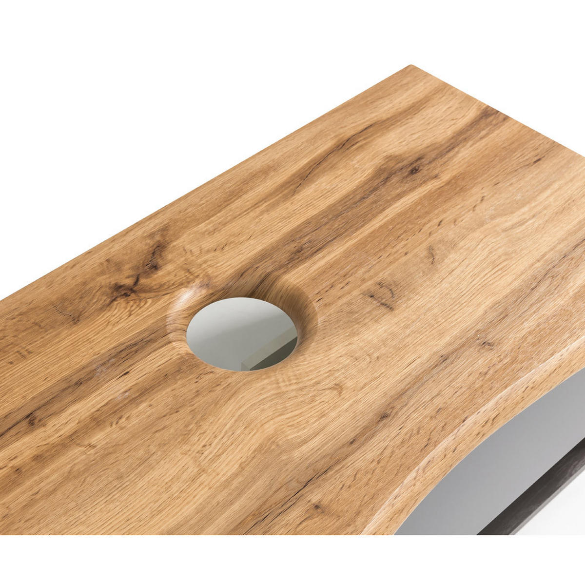 BADMÖBEL-SET 3-TLG. Vidago-03 - Braun, Holzwerkstoff (156/200/52cm) - Lomado