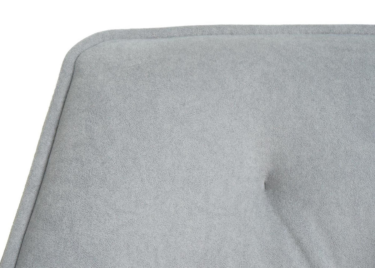 ESSZIMMERSTUHL 2er-Set 87x55x60cm Sitzhöhe 48cm Metall Stoff/Textil Hellgrau - Hellgrau, Textil (55/87/60cm) - CHEFGASTRO