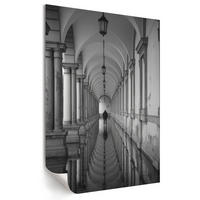 POSTER - 21x29 cm - Visual Echo - Architektonische Symmetrie - Schwarz, Textil (21/29.7/0.1cm) - TULUP