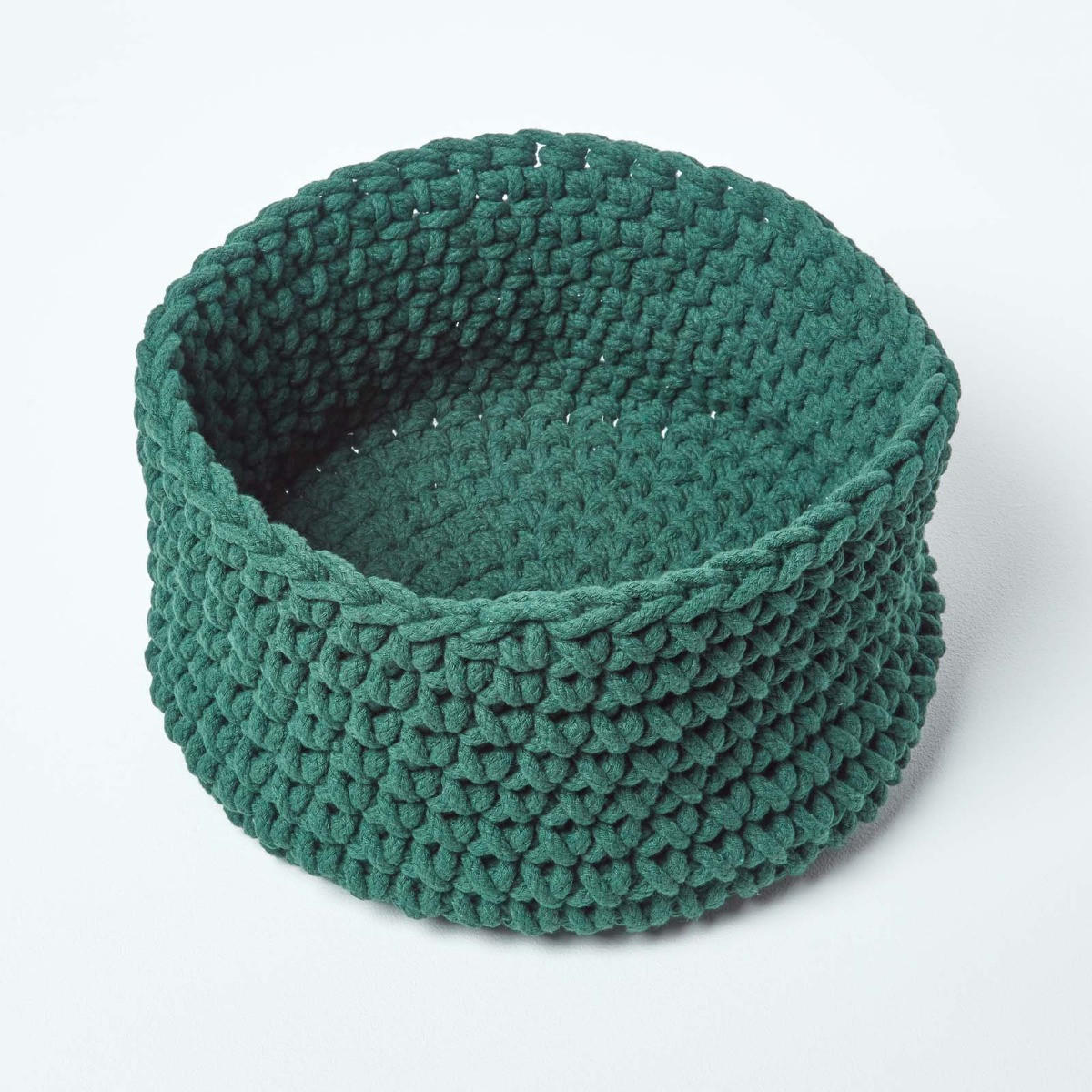 AUFBEWAHRUNGSKORB Baumwolle 37/21 cm - Waldgrün, Textil (37/37/21cm) - Homescapes