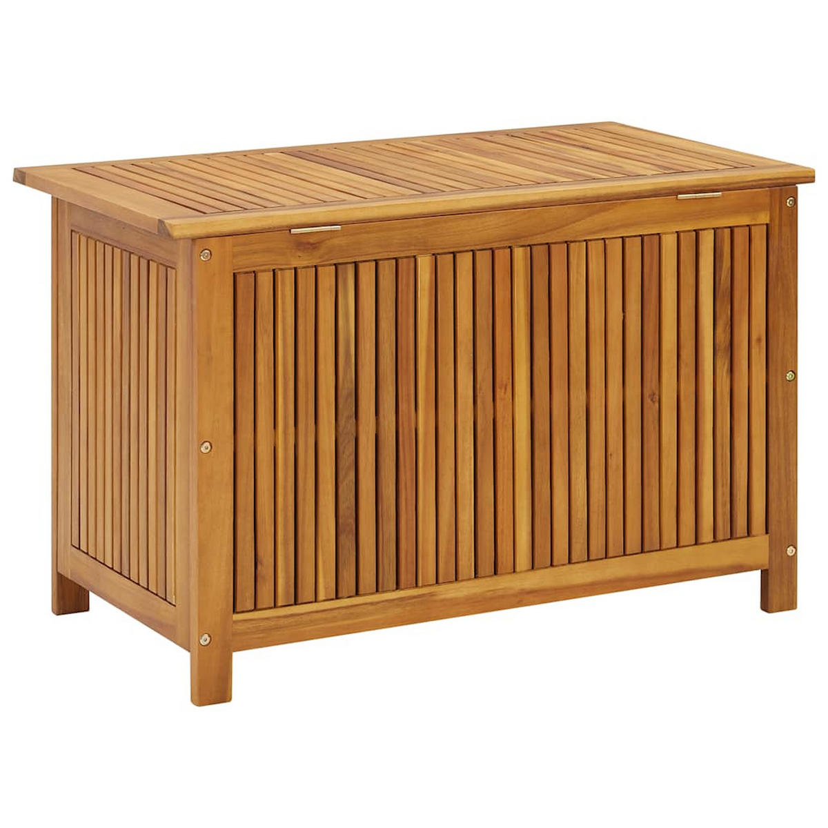 GARTENBOX 90/50/58 Cm Massivholz Akazie - Akaziefarben, Holz (90/58/50cm) - vidaXL