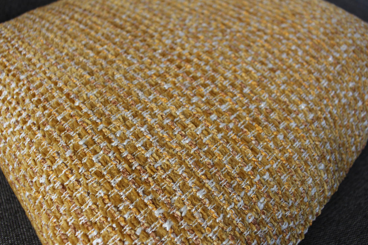 KISSENHÜLLE Vendetta mais - Currygelb, Textil (60/60cm) - Magma Heimtexx