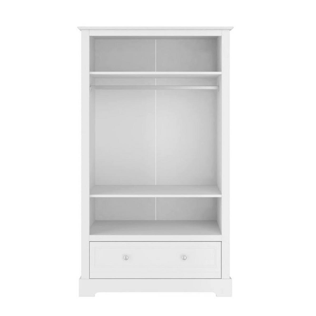 ORMAR 2 vrata Bijeli - bijela, drvni materijal (102/174/52cm) - Petits-meubles