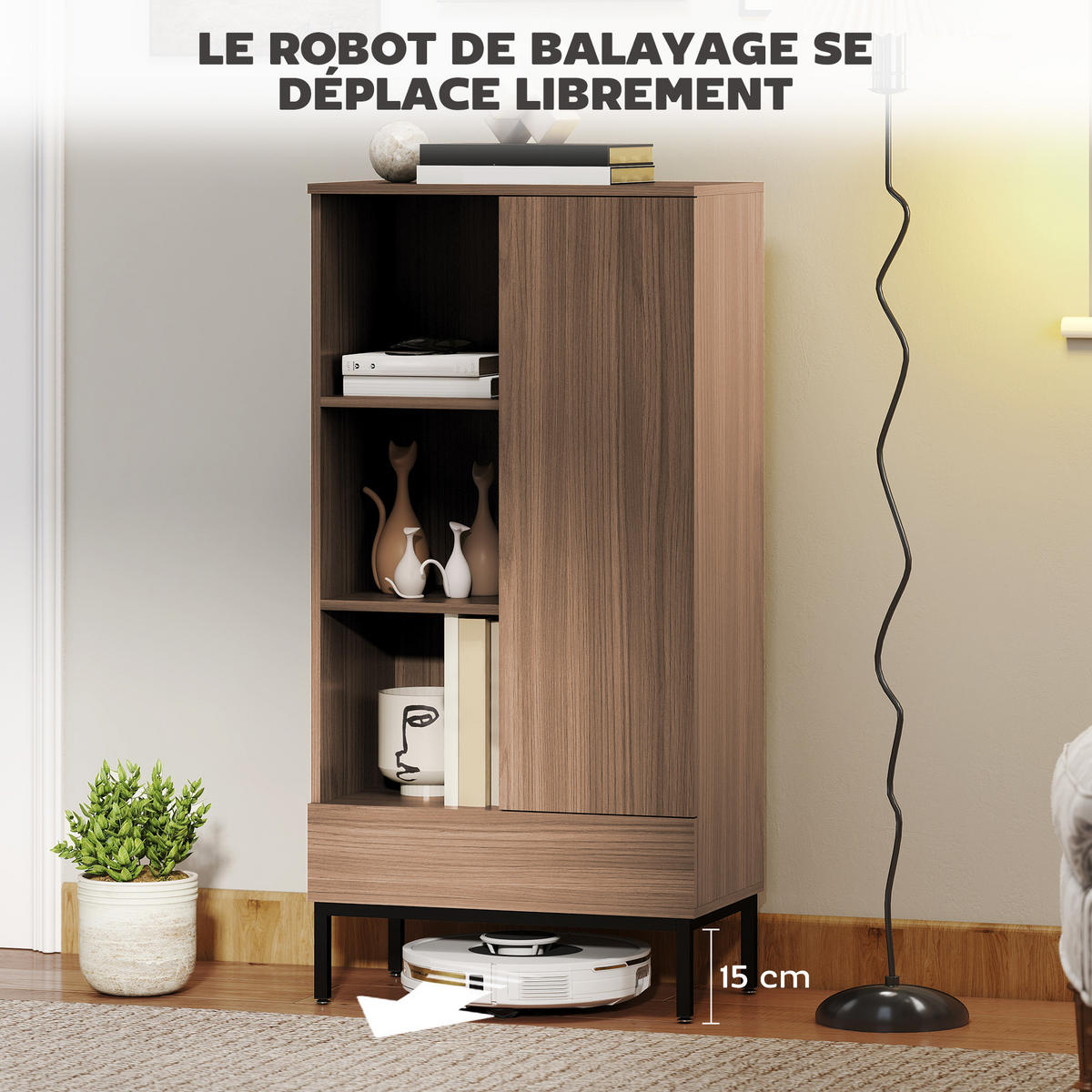 SIDEBOARD Grau, 60/34/121 cm - Grau, Holz (60/121/34cm) - PANGIVO