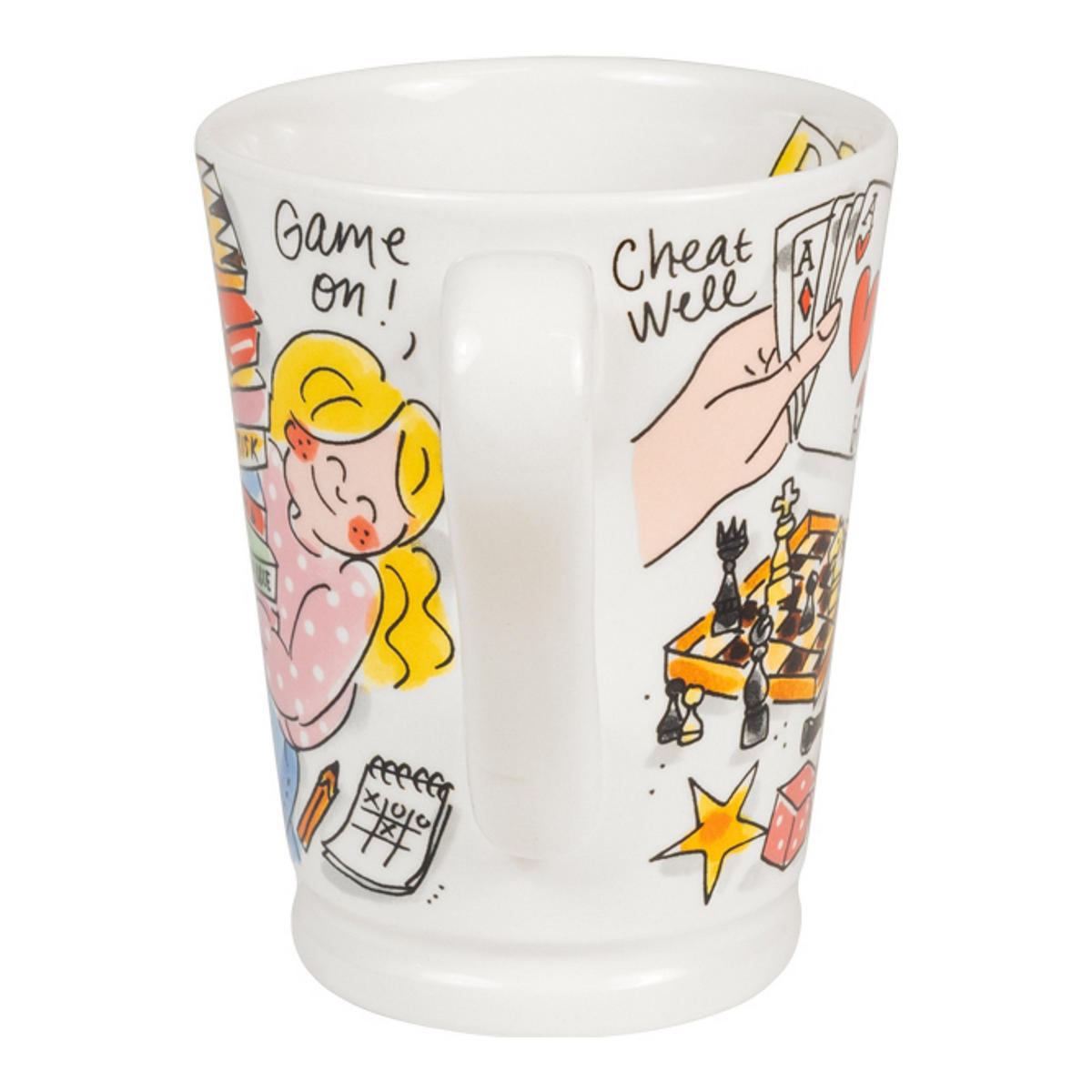 MAZAGRAN-BECHER Spielbeginn in Bunt - 500 ml - Multicolor, Keramik (0.5L) - Blond Amsterdam