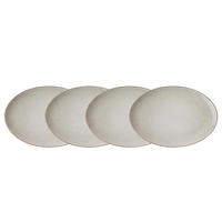 DINNERTELLER (4er Set) Henley - Grau, Keramik (35/25/3cm) - Butlers