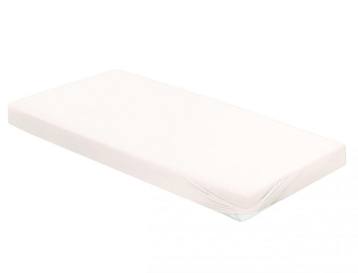 SPANNBETTTUCH MERKUR 0006 - Weiß, Textil (100/200cm) - Irisette