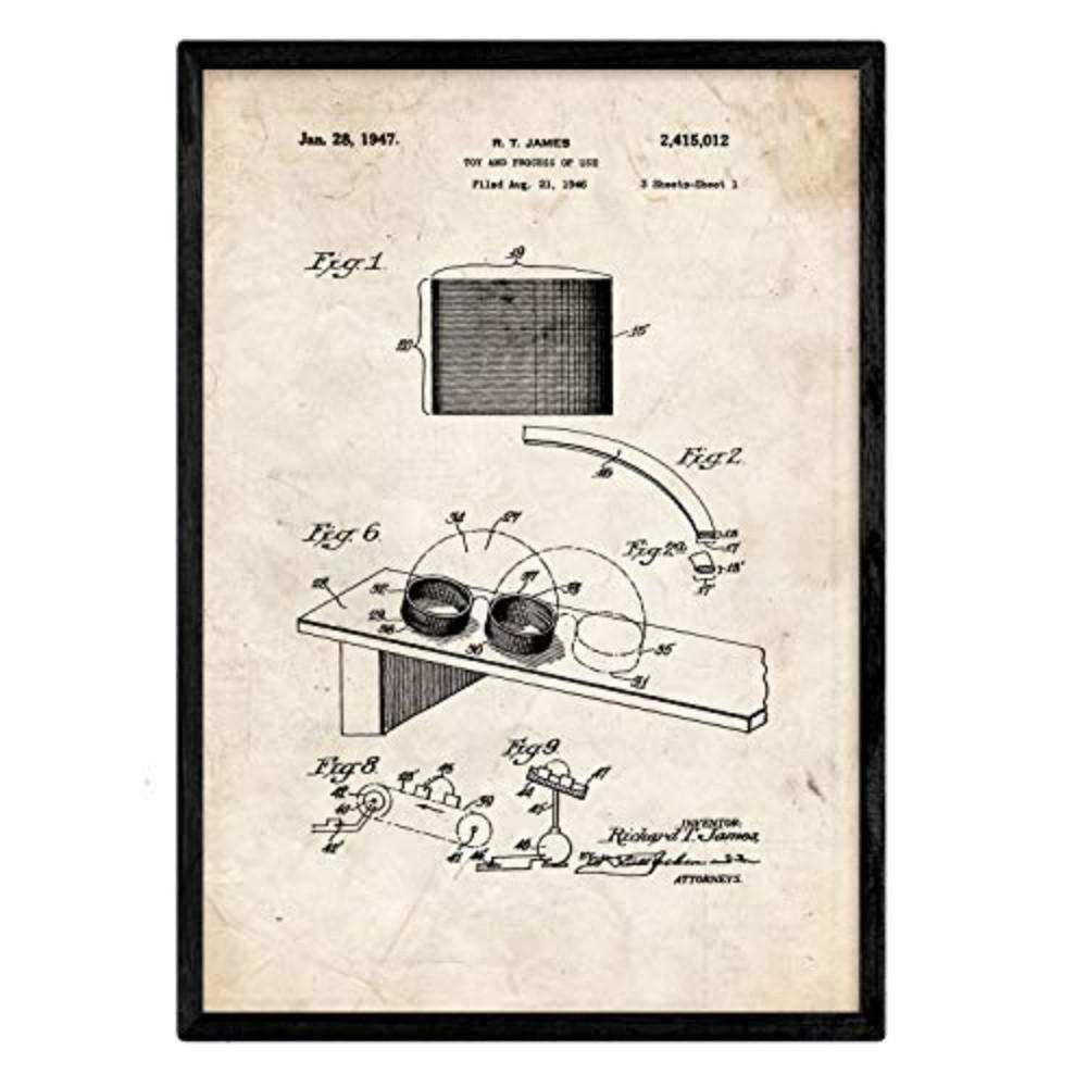 POSTER Toy Feder Patent 2 A3 Rahmenlos - Klar, Papier (29.7/5/42cm) - Nacnic