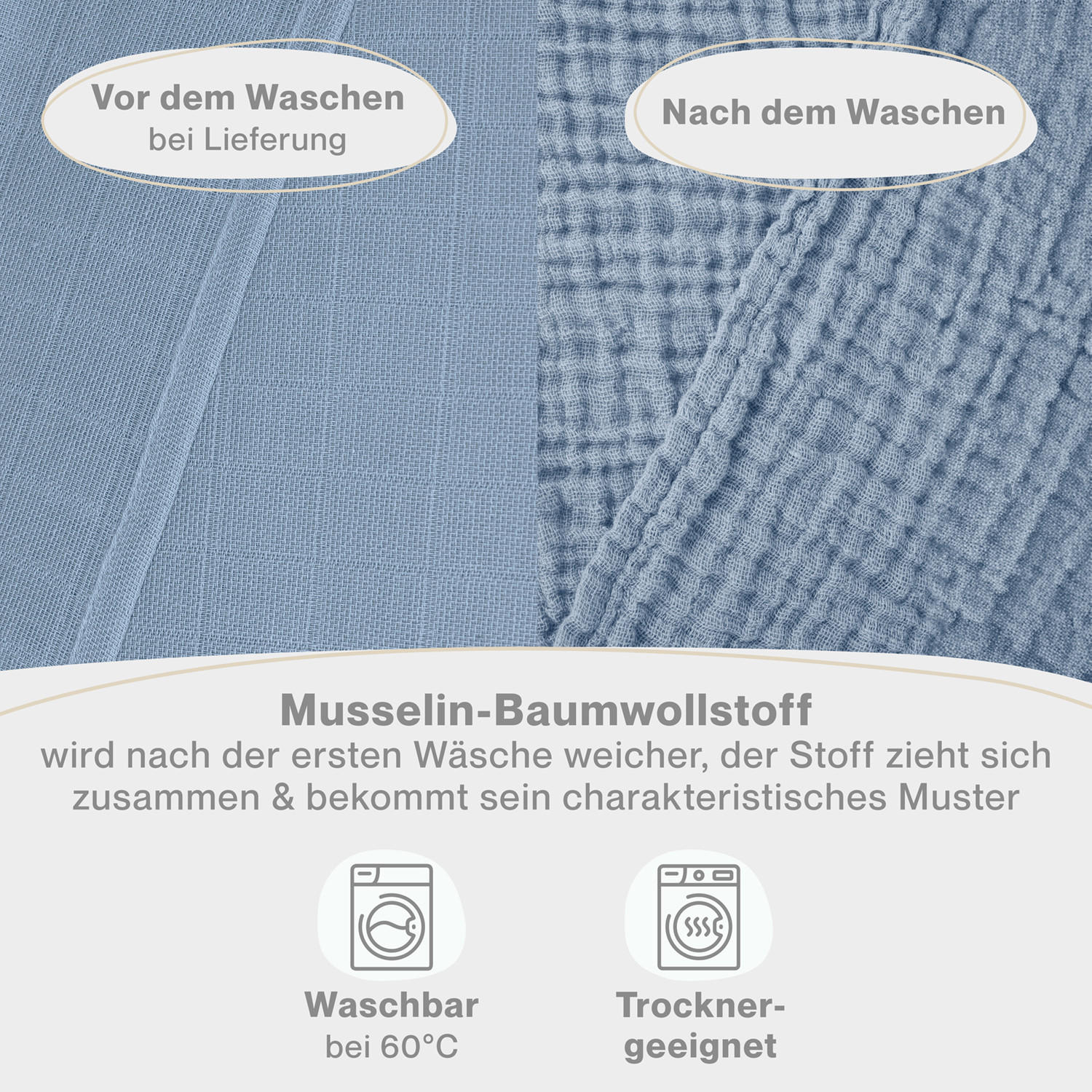 SPUCKTÜCHER 70/70 cm, 100% Baumwolle für Babys, Hellblau, 10er-Set - Hellblau, Textil (70/70cm) - Laleni