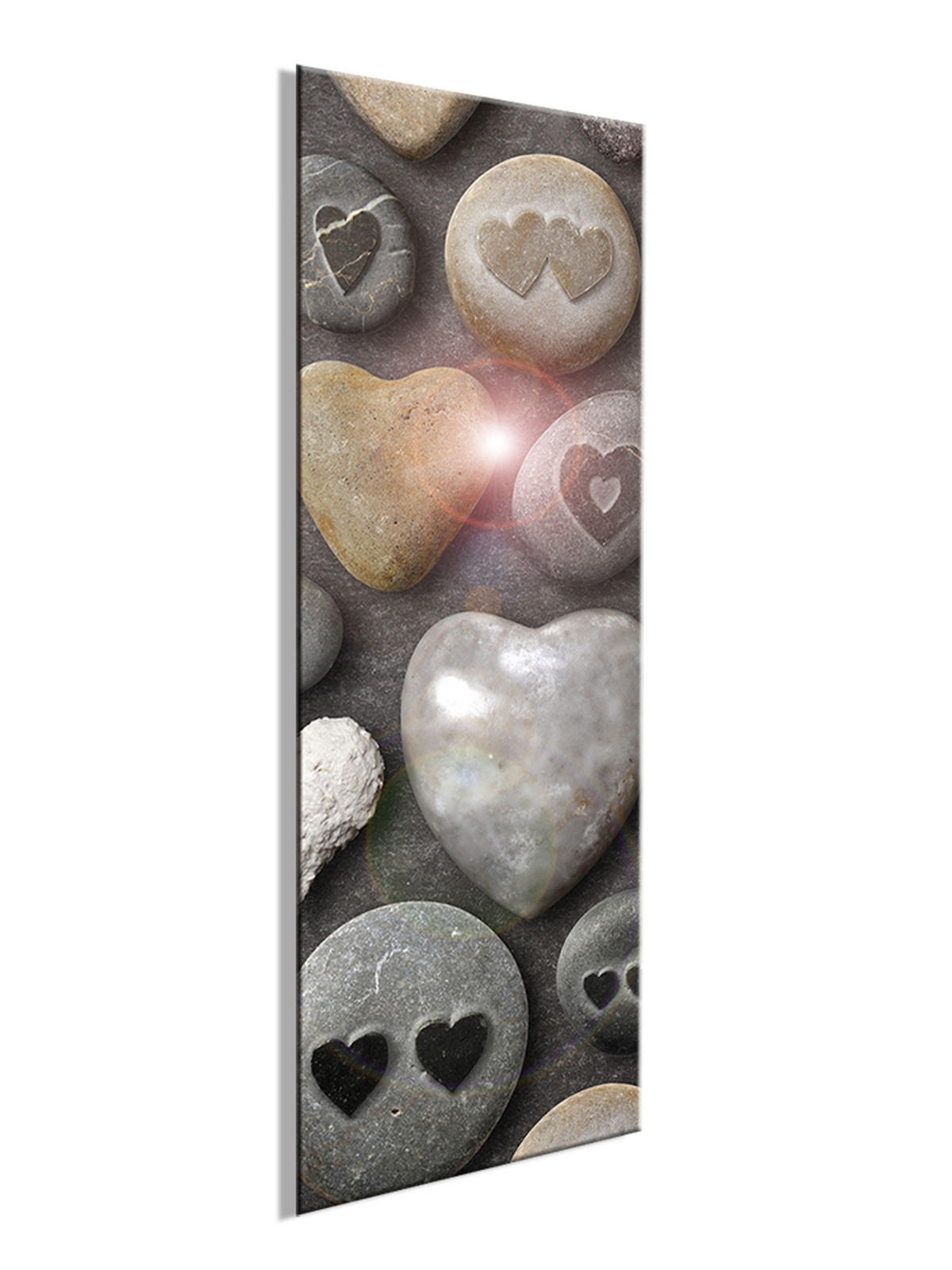 GLASBILD 30x80 cm Stillleben grau - Beige, Glas (30/80cm) - artissimo