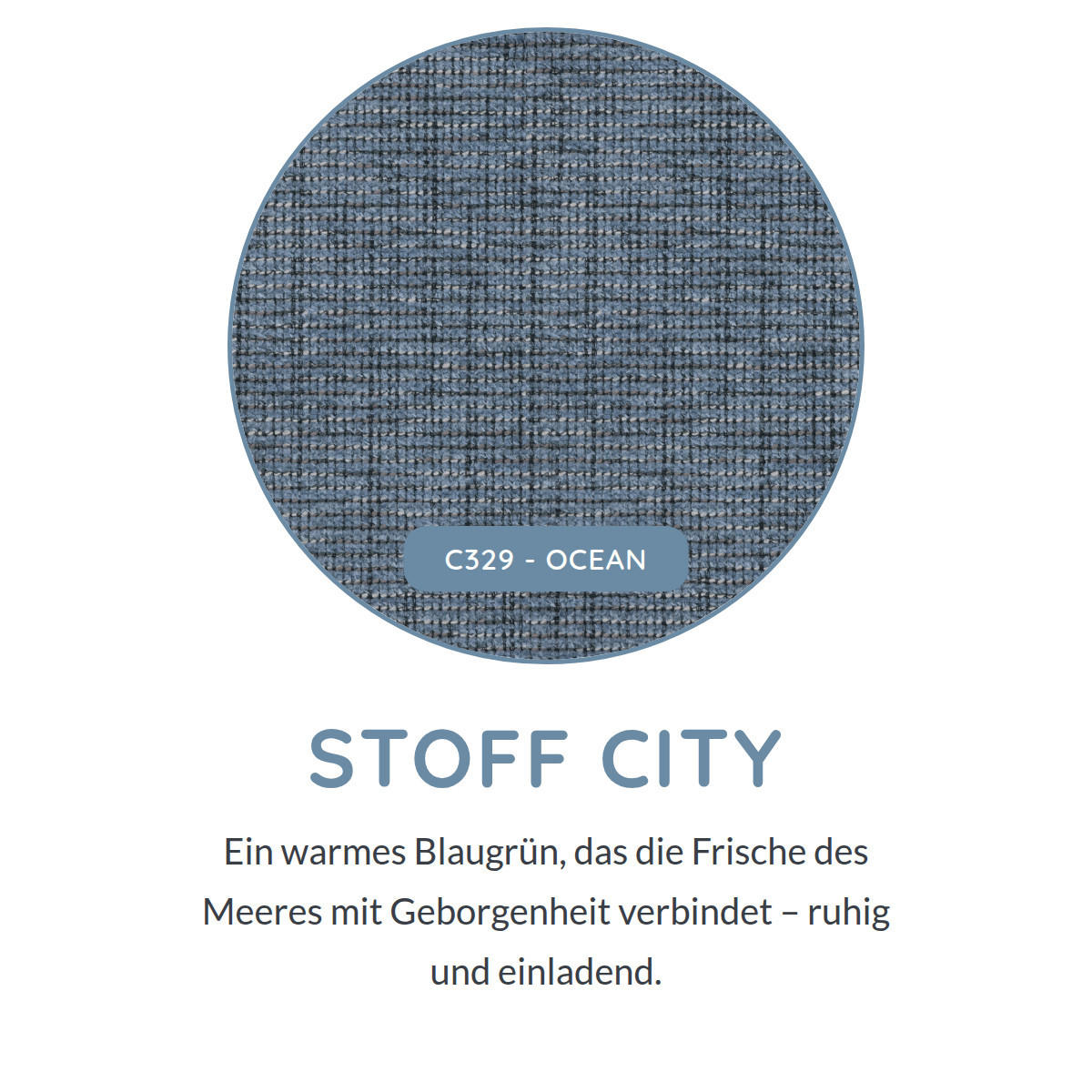 2-SITZER Carlisle Chenille Blau 183/97/93 cm - Blaugrau, Kunststoff/Textil (183/93/97cm) - foamnova