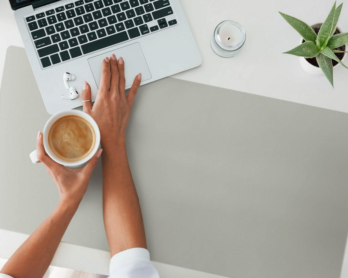 SCHREIBTISCHUNTERLAGE 100x50 cm Grün - Smaragdgrün, Kunststoff (100/50/1.6cm) - Wallfluent