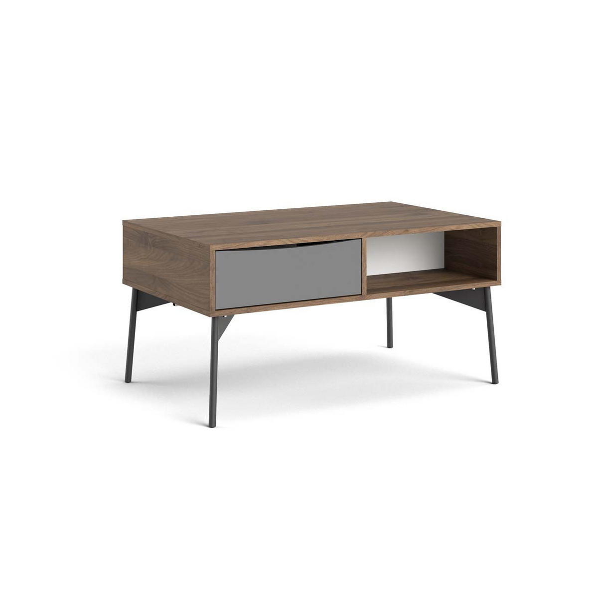 COUCHTISCH Braun,grau - Braun, Holzwerkstoff (60/99/49cm) - ebuy24
