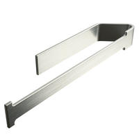 KÜCHENROLLENHALTER OHNE BOHREN Silbergrau Gebürstet - Silberfarben, Metall (31/3.7/6.7cm) - Designfabrik Hamburg