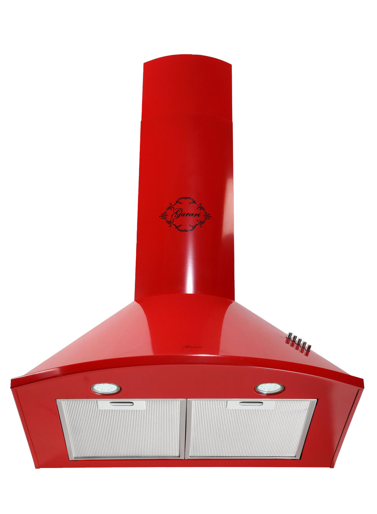 DUNSTABZUGSHAUBE GCH C 046 RD 6 N 60 cm Rot - Rot, Metall (60/117/50cm) - Gurari