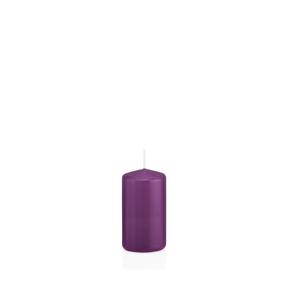 STUMPENKERZEN Brombeere Ø 38 x 80 mm, 24 Stück - Brombeere, Paraffin (4/8cm) - Wiedemann Kerzen